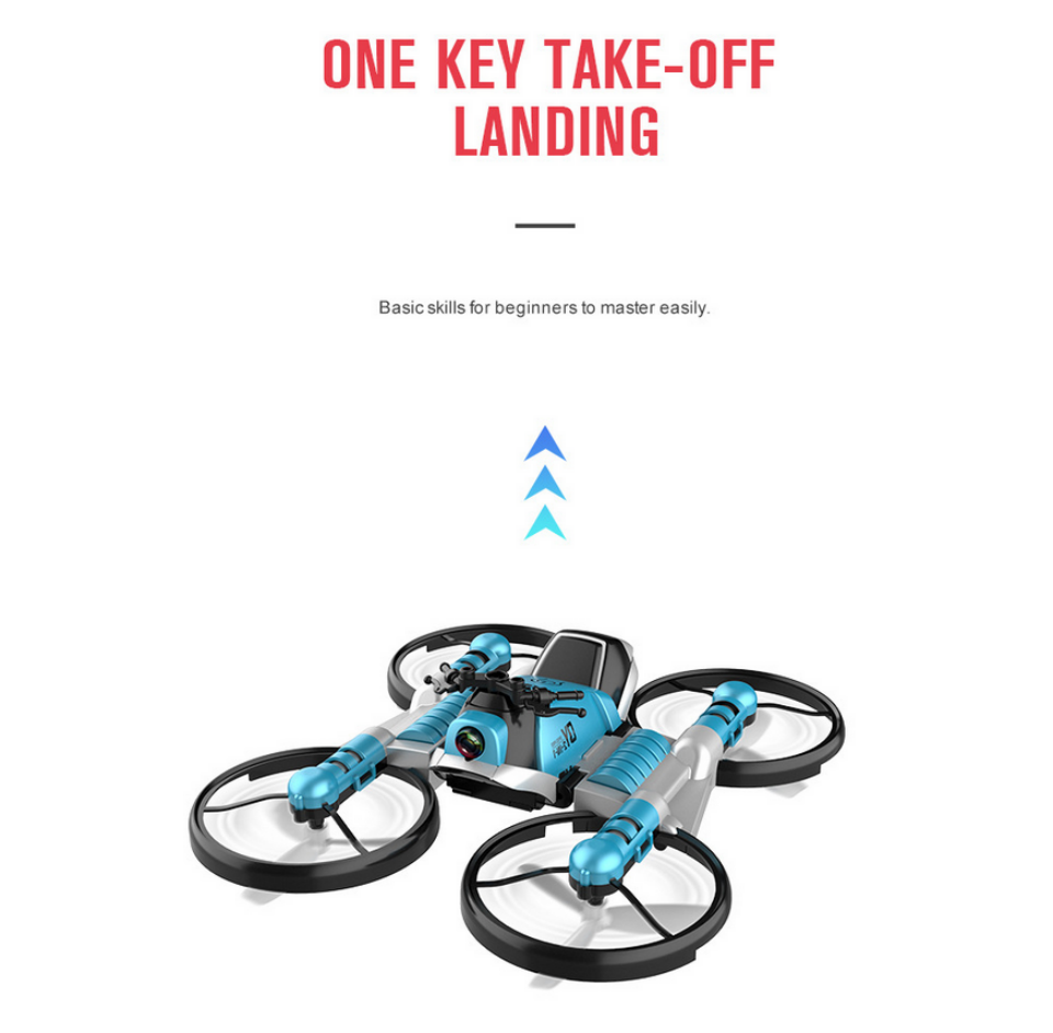 SkyRider 2-in-1 Drone Bike🚁🏍️